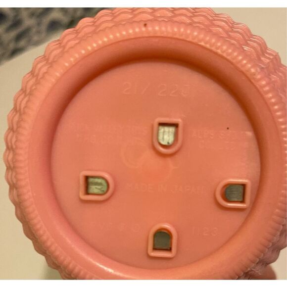 Vintage 1960s Little Dog In the Pink Basket Wind Up Works - Picture 7 of 12